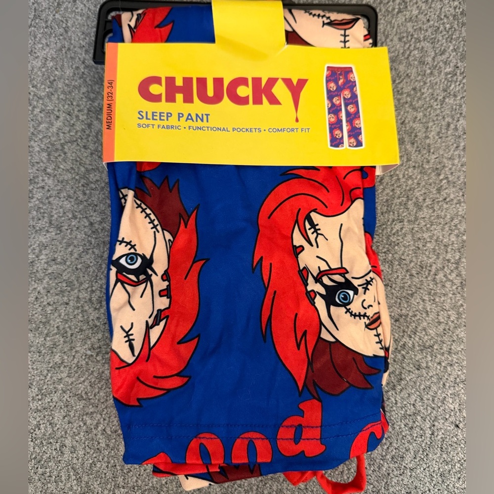 Chucky Sleep Pant - Blue and Red